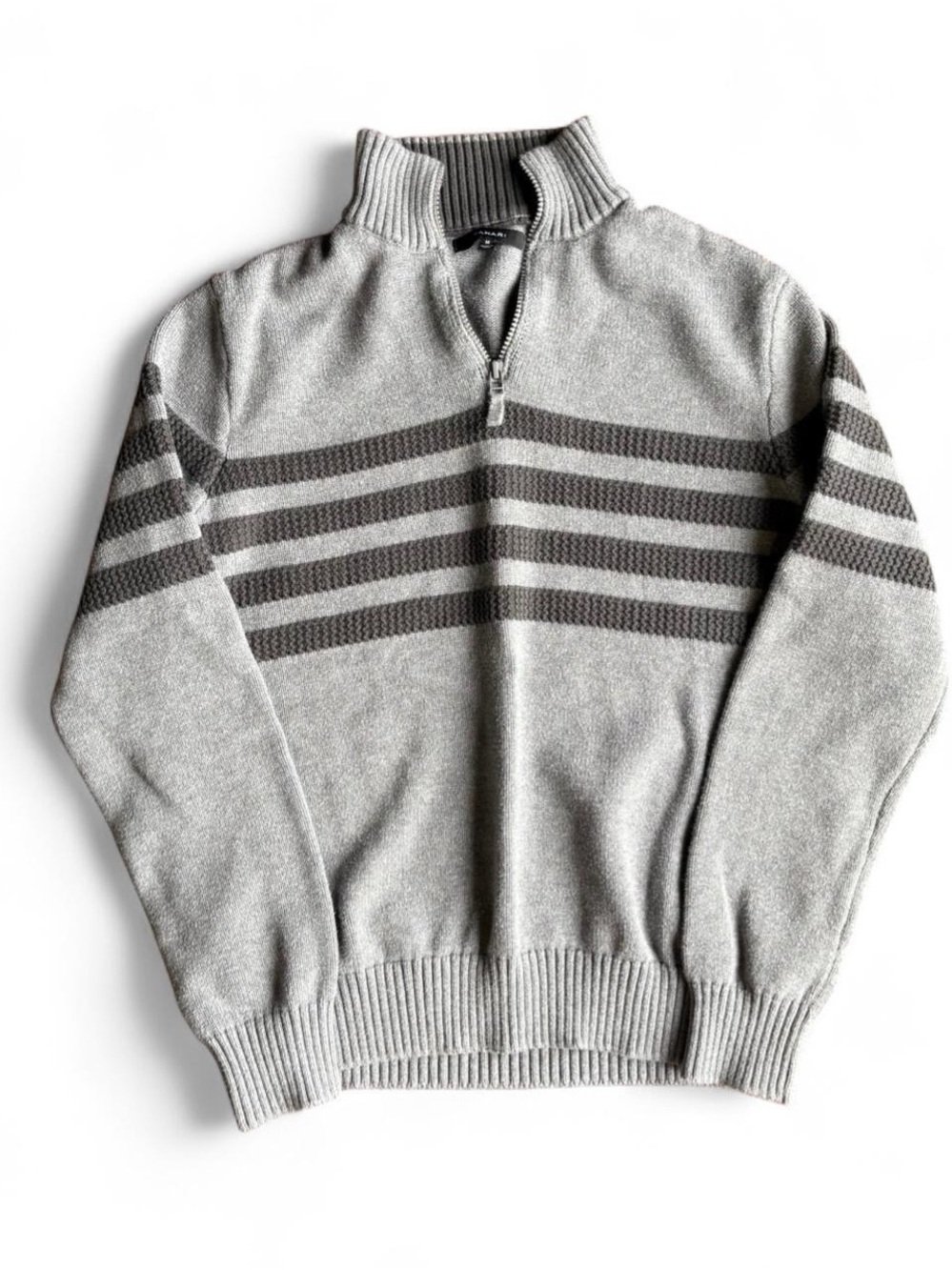 Tahari Gray quarter Zip